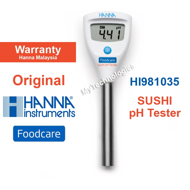 Hanna Foodcare Sushi pH Tester HI981035 Hanna Instruments pH meter HI