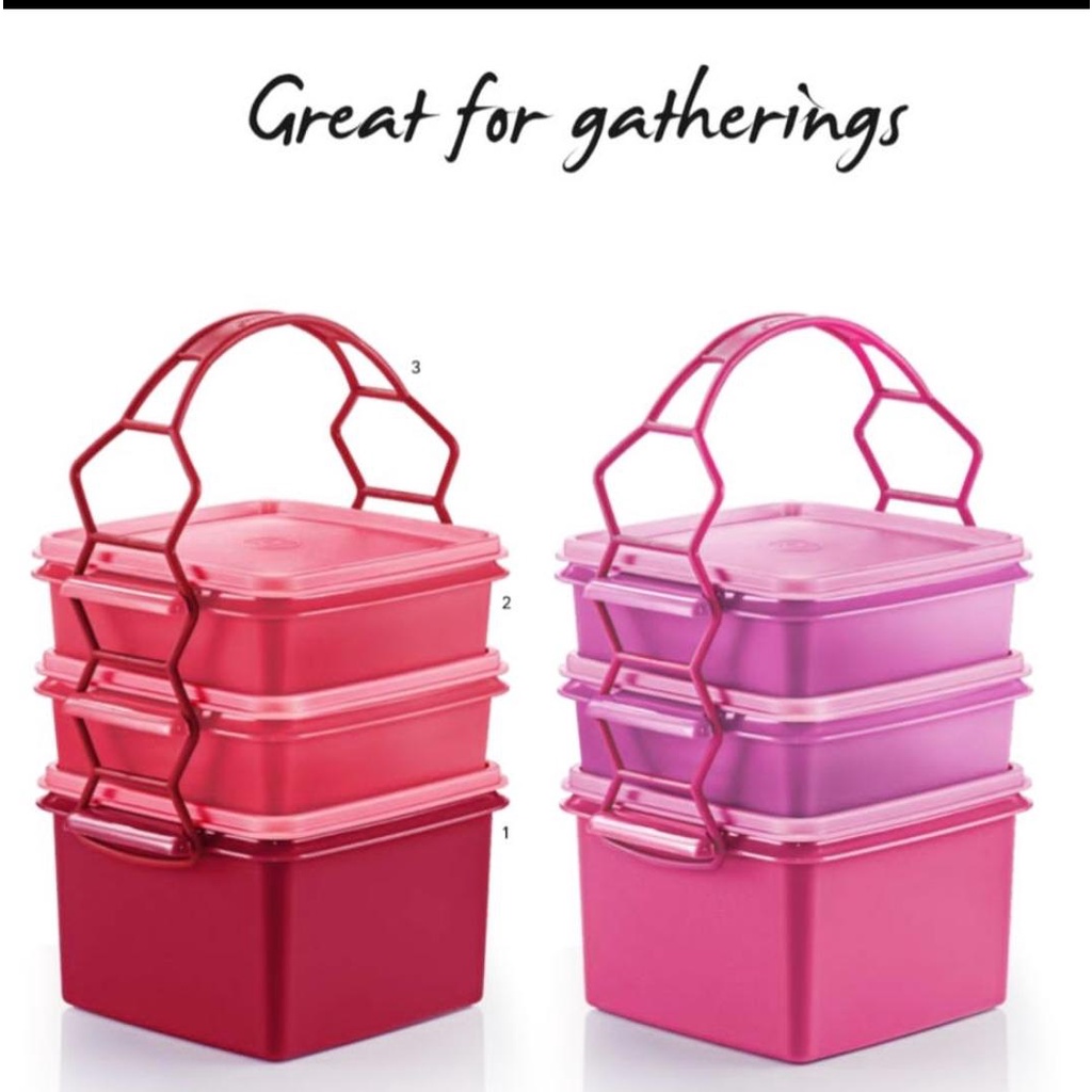 Tupperware tiffin delight set Shopee Malaysia