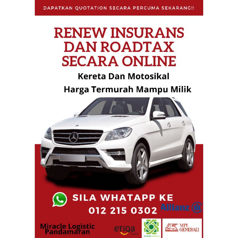 Roadtax Dan Insurans Kereta Perbaharui Roadtax Dan Insurans Kereta