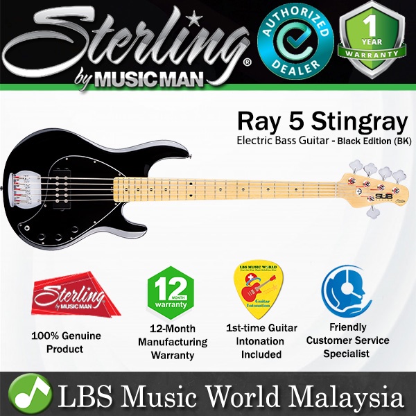 Sterling by Ernie Ball Music Man Stingray Ray5 Electric Bass Guitar