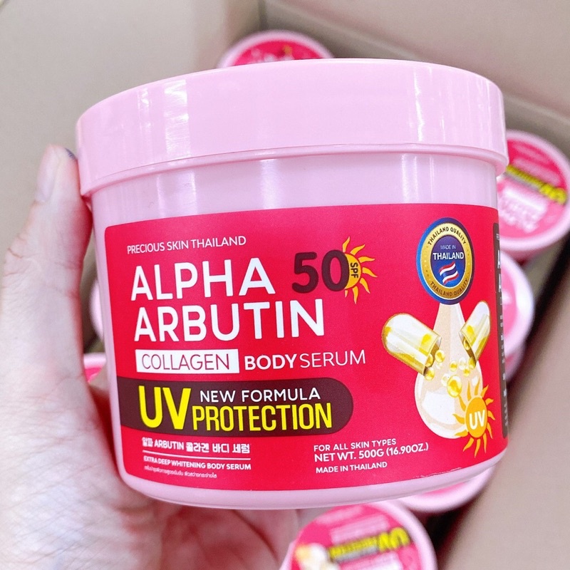 Alpha Arbutin COLLAGEN BODY SERUM Whitening Sunscreen 500g Shopee Malaysia
