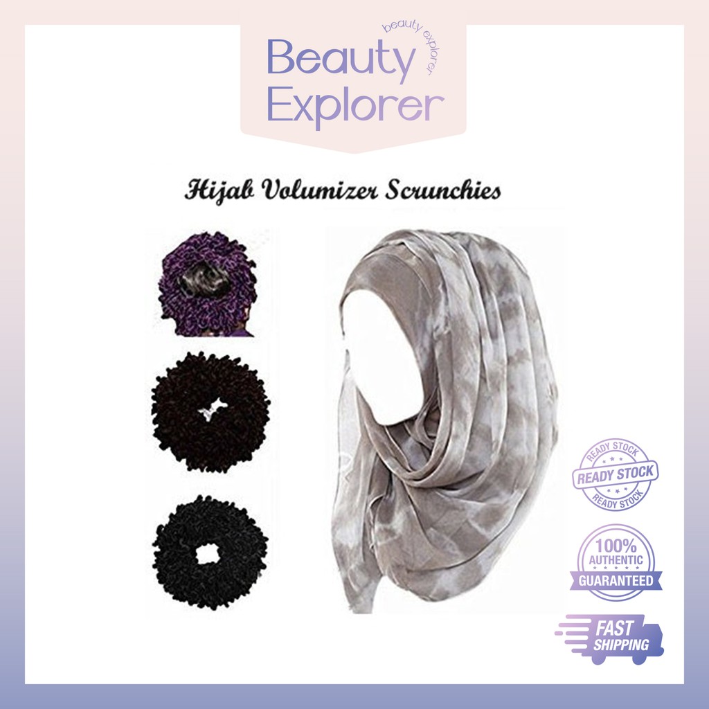 Fashions Hijab Volumizer Scrunchies (Available in 4 colors) Shopee