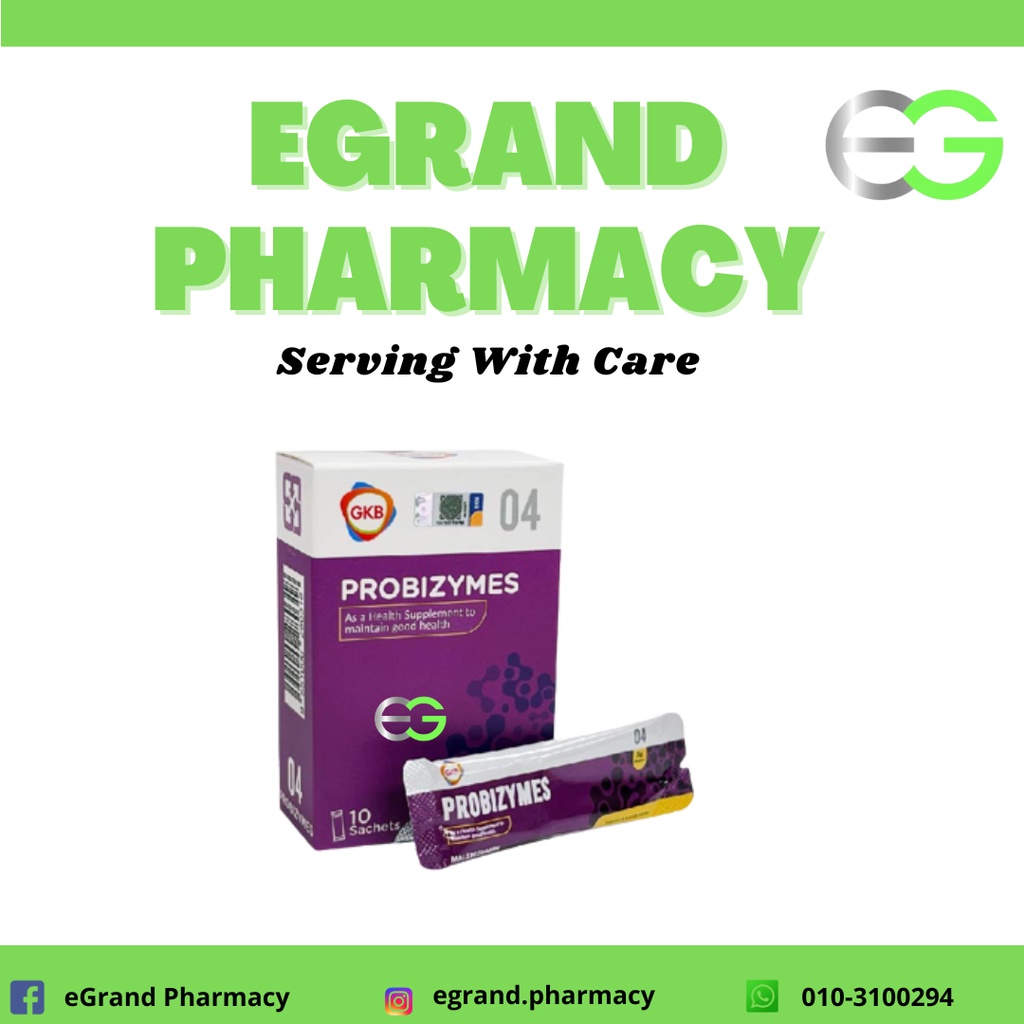 GKB 10 sachets Probiotics with Digestive Enzymes Shopee