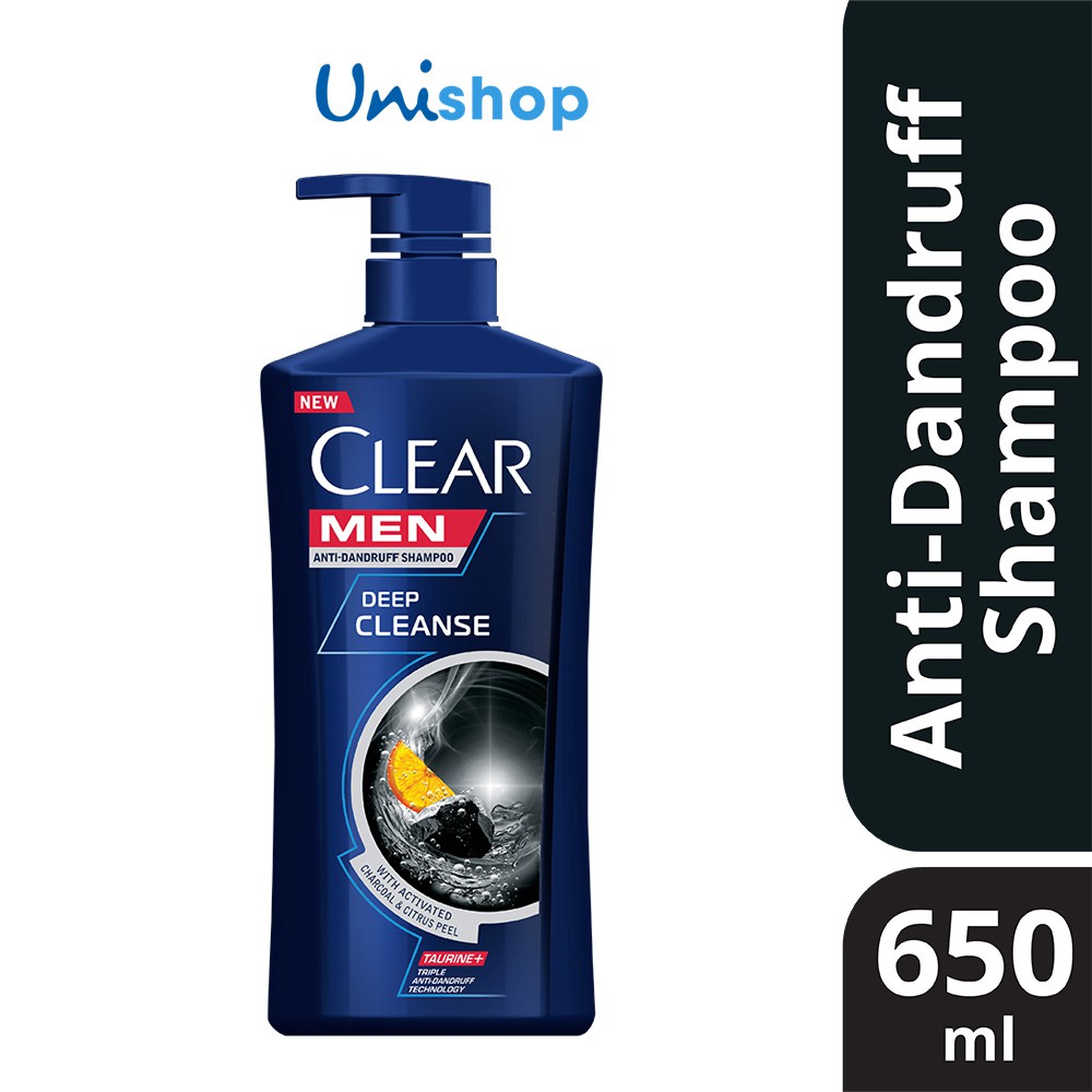 Clear Men Deep Cleanse AntiDandruff Shampoo (650ml) Shopee Malaysia