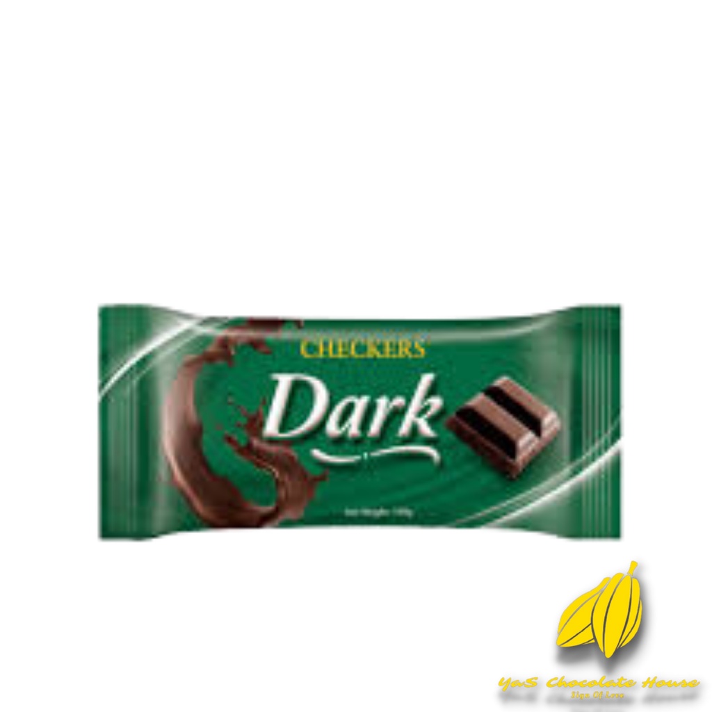 Checkers Dark Chocolate Bar 140g Shopee Malaysia