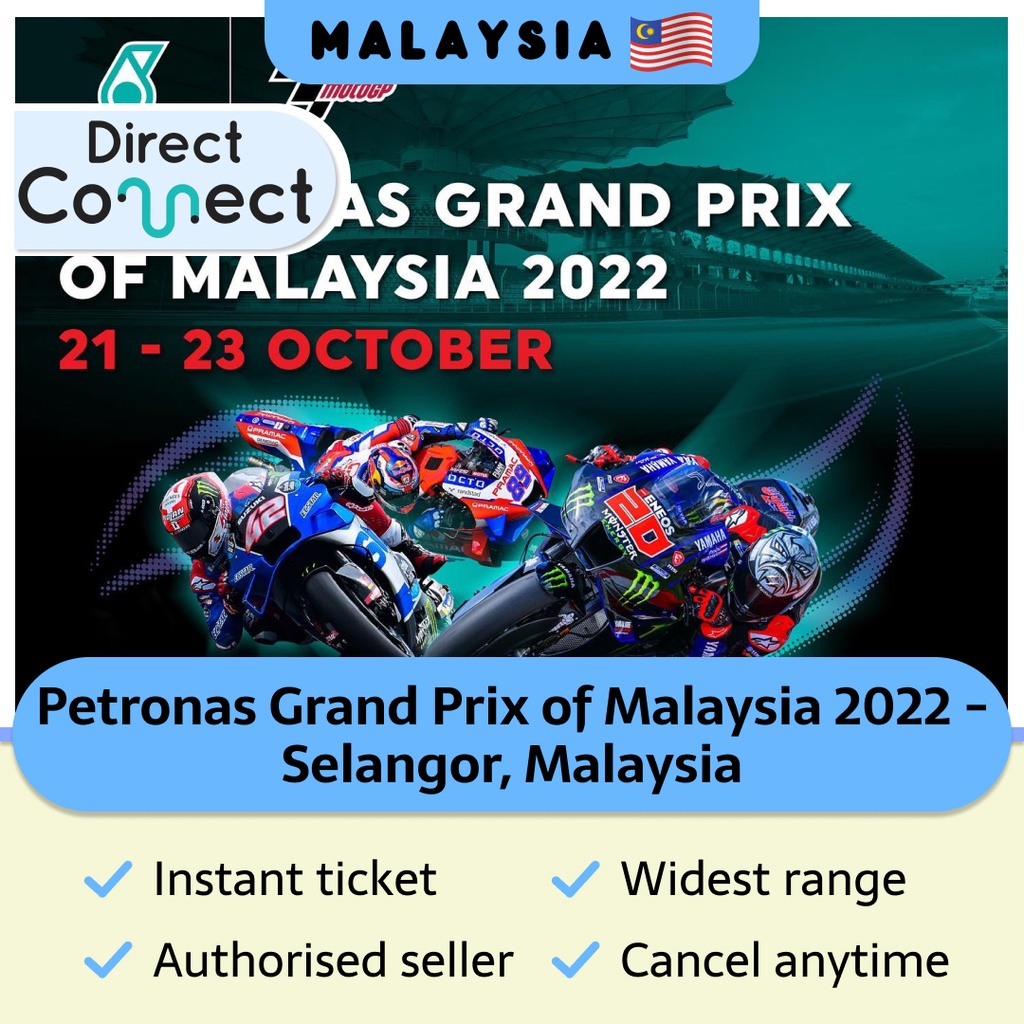 Petronas Grand Prix Malaysia Selangor MotoGP Circuit Racing Attraction