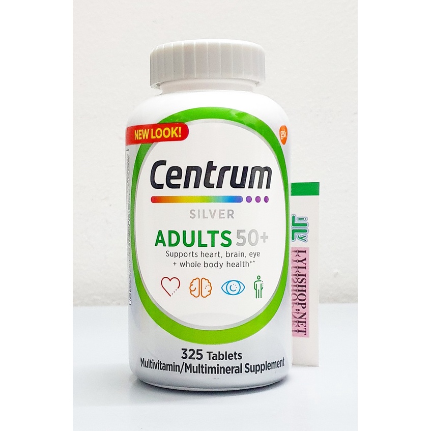 Date 7 / 23 Centrum Silver 325 Tablets From The Us Multivitamins For
