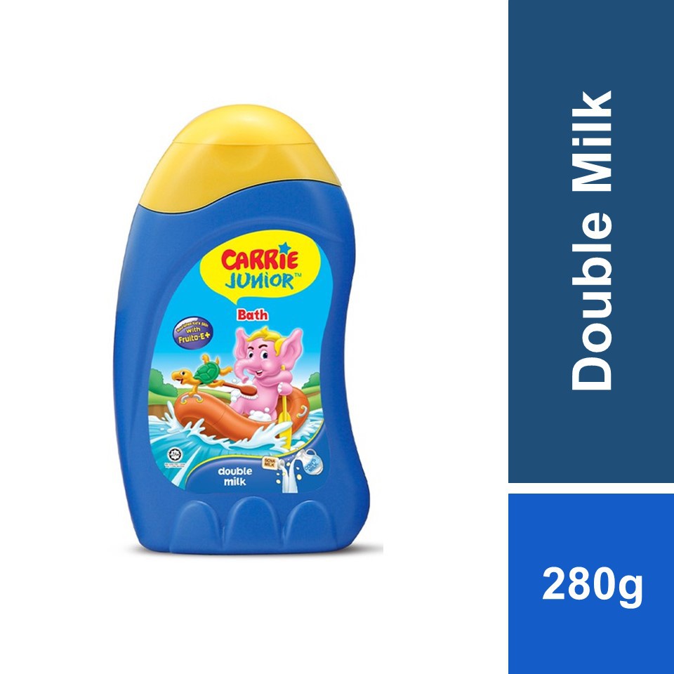 Carrie Junior Bath Double Milk (280g) Shopee Malaysia
