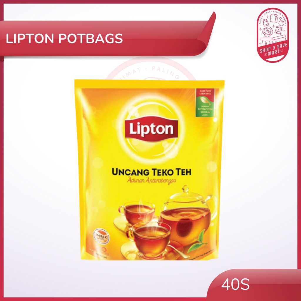 Lipton Potbag Uncang Teko Teh 40s x 2g Shopee Malaysia