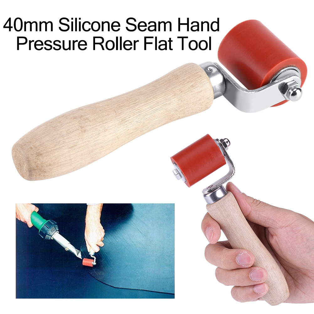 40mm Silicone Gel Seam Pressure Roller Hand Press Tool for Roofing PVC