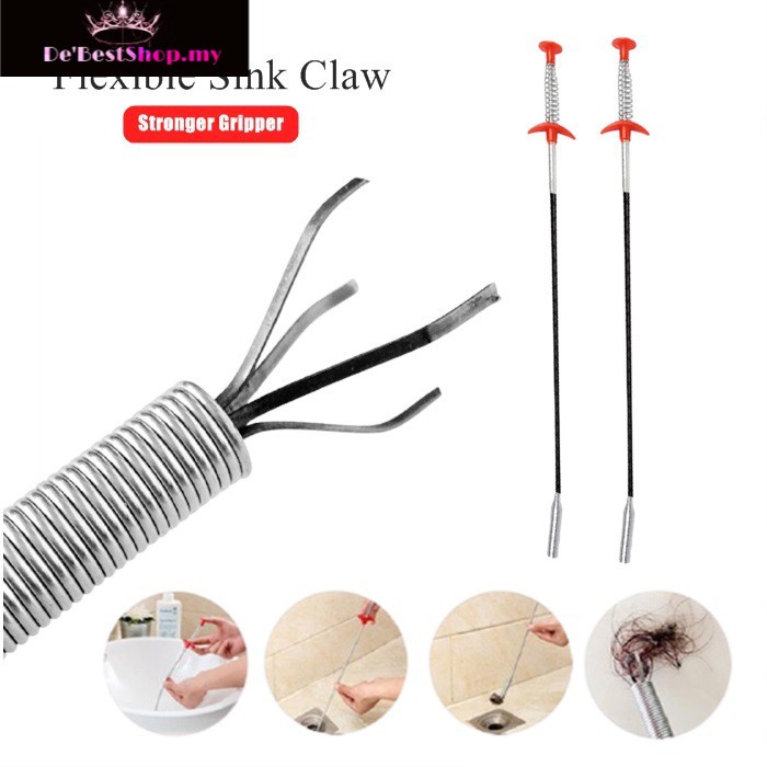 Kitchen Pipe Drain Clog Remover Clogged Hair Remover Household Cleaning