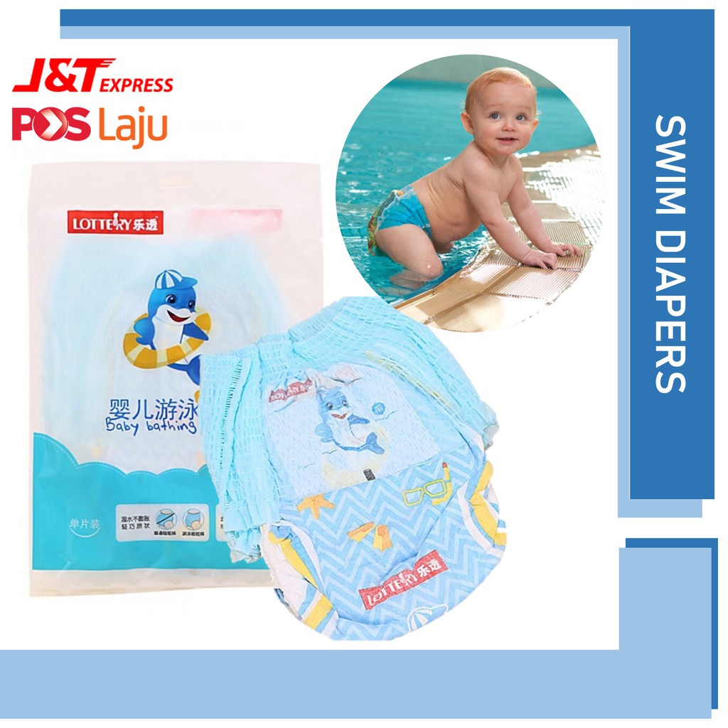 Baby Swimming Diapers Disposable Diapers Shopee Malaysia