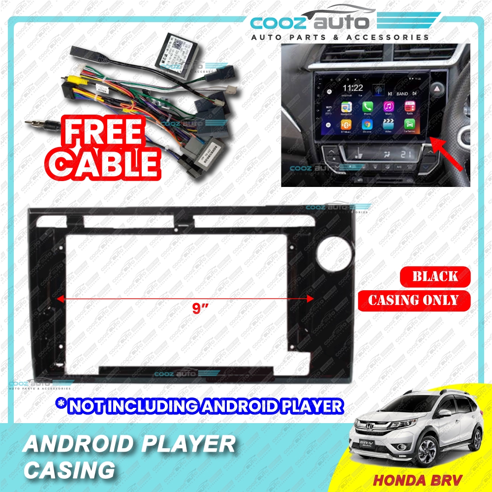 Honda BR-V BRV Dashboard Audio Android Player Radio FM Casing Frame