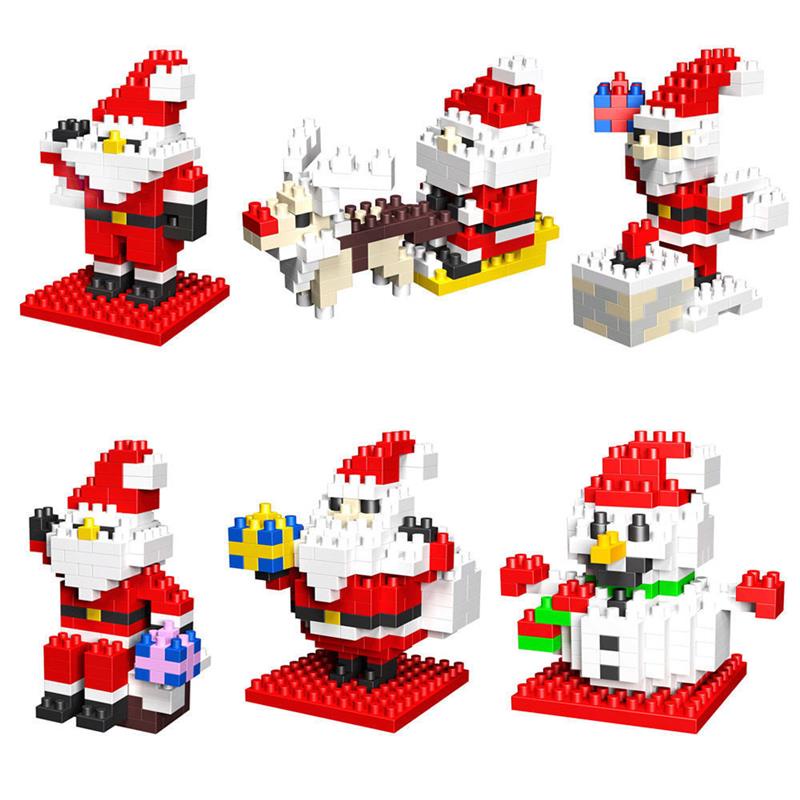 Christmas gift lego toys for Christmas old man compatible wi圣诞礼物积木玩具圣诞节