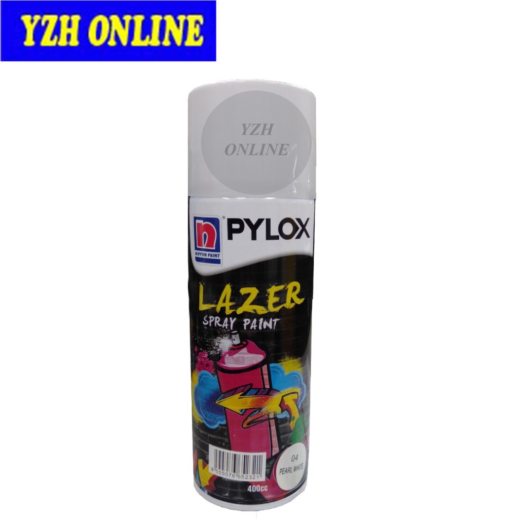 Nippon Pylox Spray Paint 04 Pearl White Shopee Malaysia