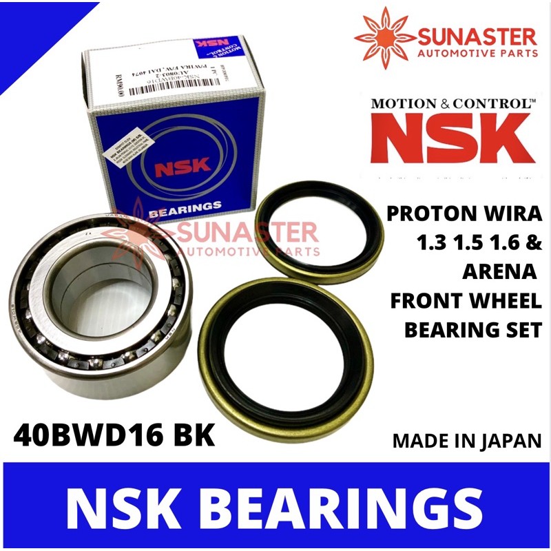 Proton Wira 1.3 1.5 1.6 Arena 1.5 Front Wheel Bearing Set (Bearing NSK