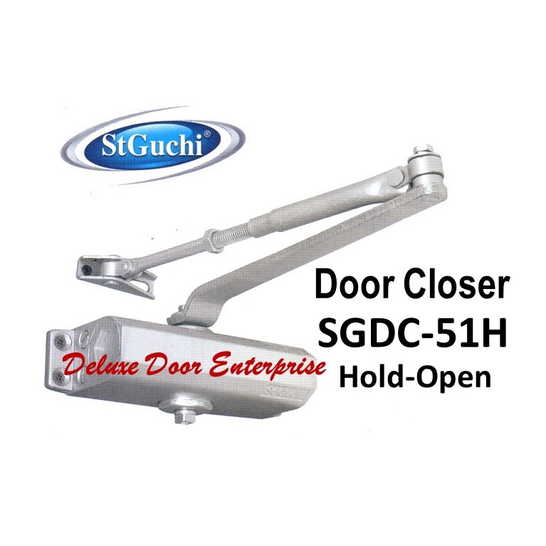 St Guchi Door Closer SGDC51H (Hold Open) / 51H Door Closer / Hafele