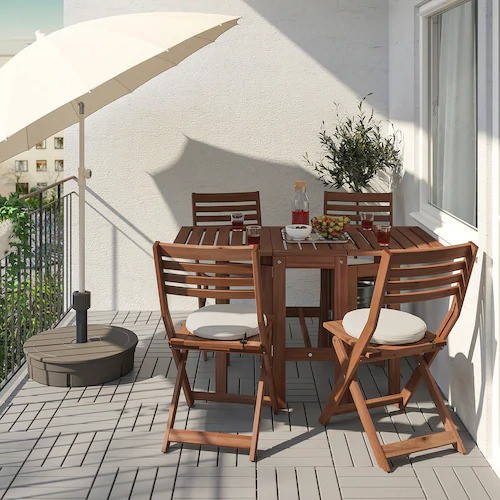 parasoll balkong ikea Ikea Samso Parasol, Tilting/Beige, 200 Cm | Shopee Malaysia
