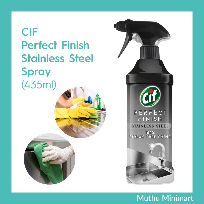 CIF Perfect Finish Stainless Steel Cleaner Polish Stainless Steel