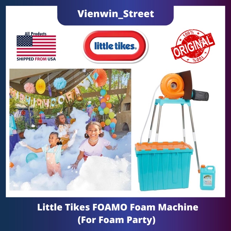 Little Tikes FOAMO Foam Machine for Foam Party From usa, with blower