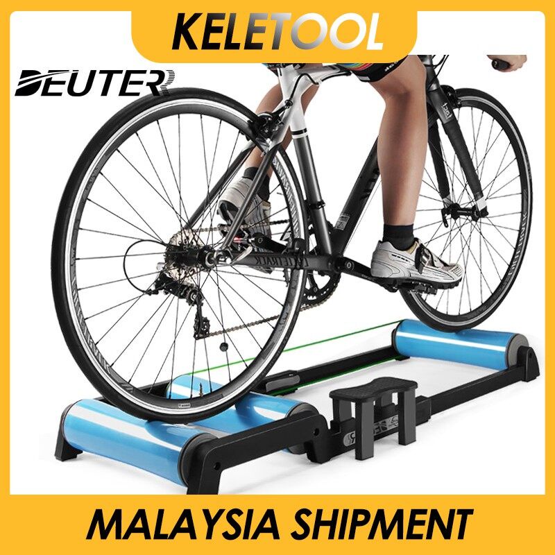 DEUTER GT01 Bicycle Roller Trainer Stand Exercise Bike Training Silent Folding Trainer Aluminum