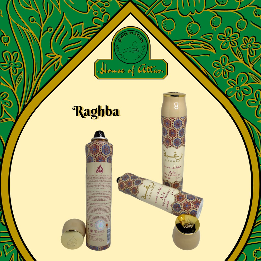 Air Freshner freshener dubai Raghba 300ml by Lattafa Shopee Malaysia