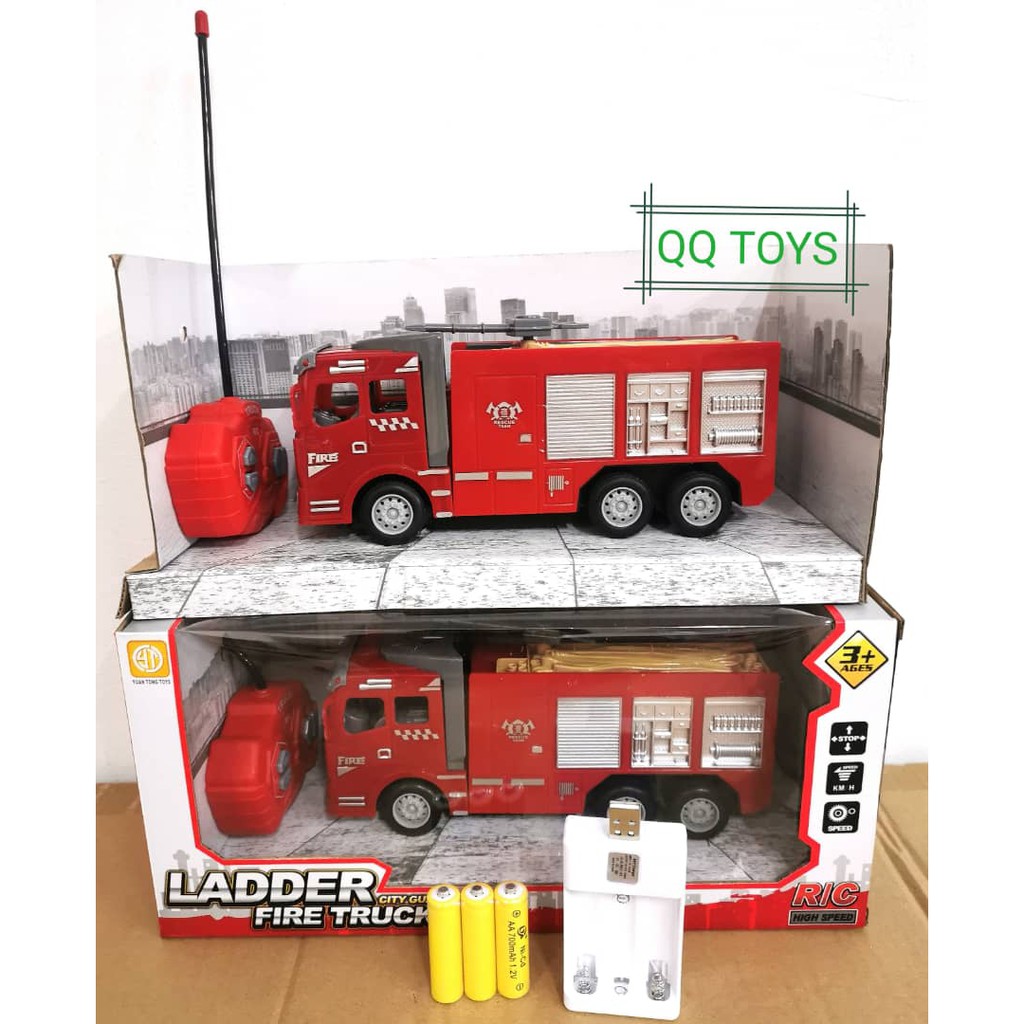 RC Fire Truck 4channel Remote Control Fire Engine Toy Cars Vehicles