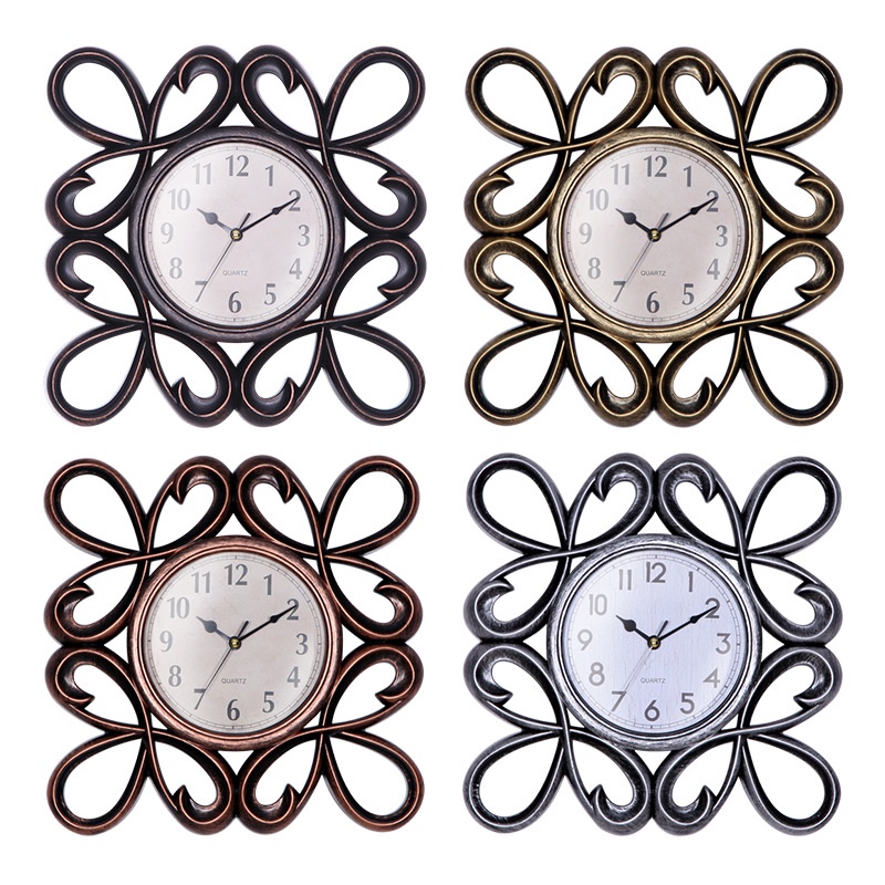 Designer Iron Clock Modern Silent Stylish Wall Clocks Home Office