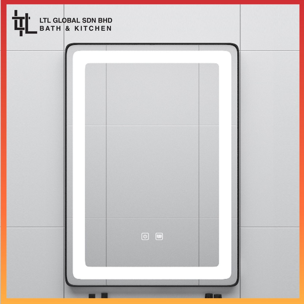 Bathroom Mirror LED / Bedroom Mirror LED Light Mirror Rectangle Anti