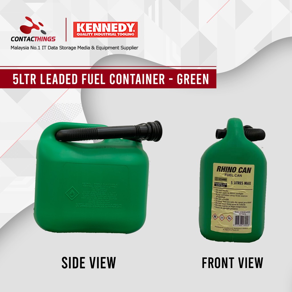 KENNEDY 5L Unleaded/LeadFree Fuel Petrol Motorcycle Gas Gasoline Oil