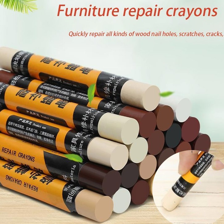 🧡In Stock🧡Furniture Floor Repair Wood Composite Crayon Paint Scratches