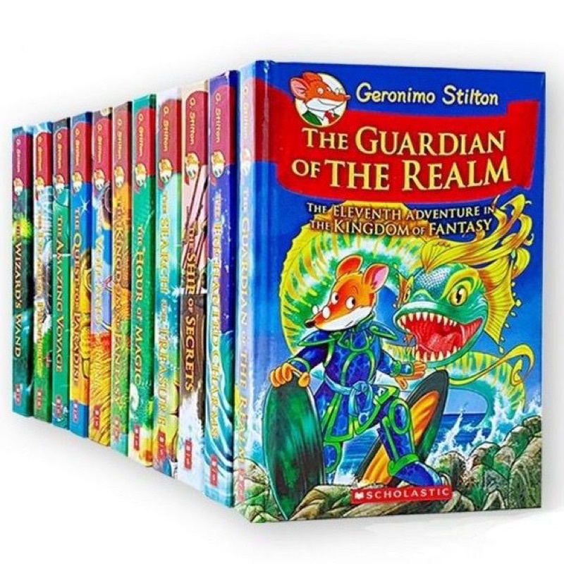 (12books hardcover) Geronimo Stilton The Kingdom of Fantasy Books