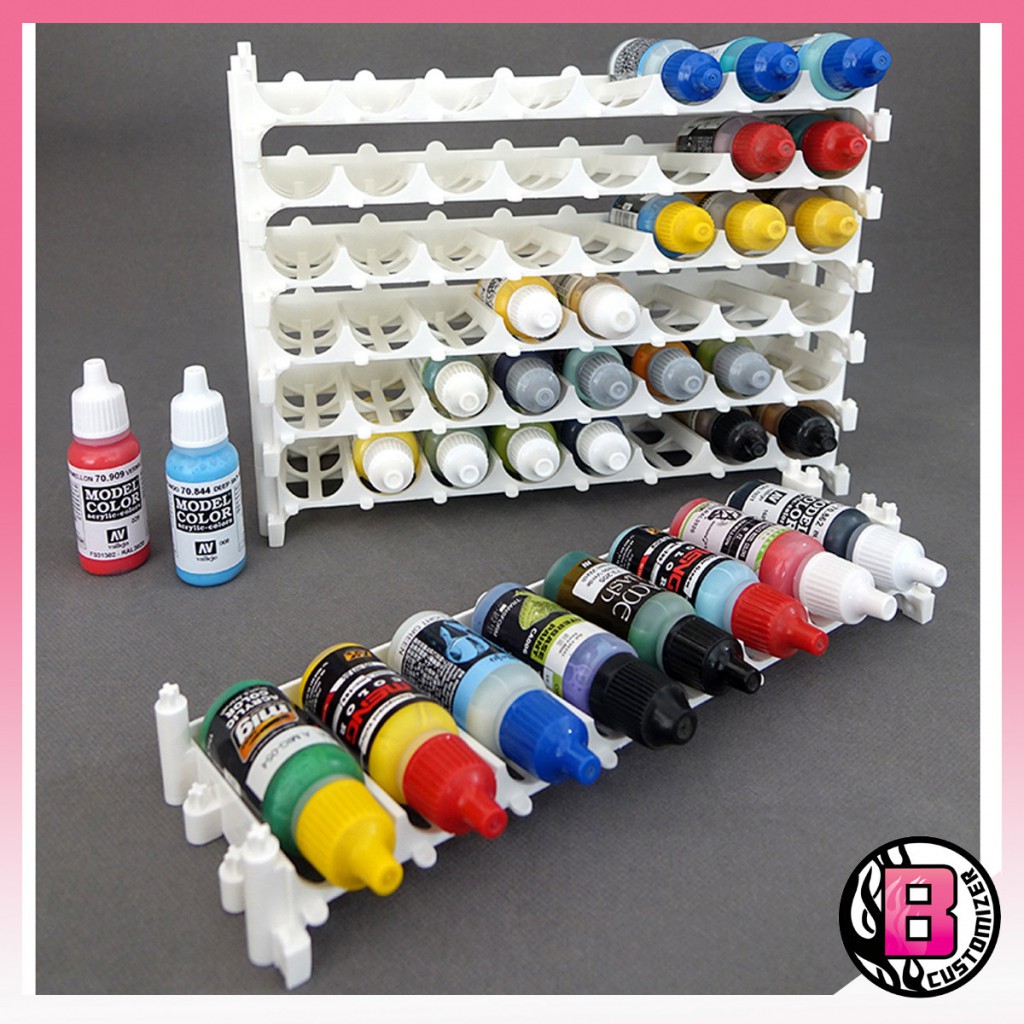 Yi Model Acrylic Paint rack (AK, Ammo, Vallejo 17ml bottle) Shopee