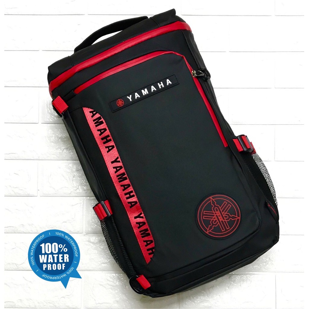 Ready Stock!! Waterproof Backpack (L) Size Motor Bike Riding Men