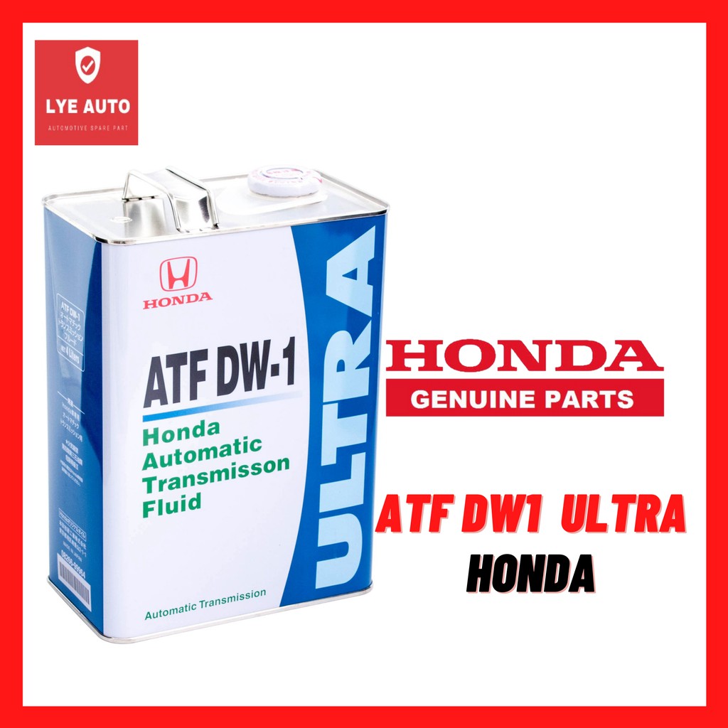 Honda ATF DW1/ DW1ULTRA Auto Transmission Fluid 4L (Made in Japan