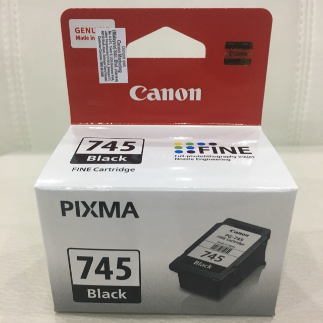 Canon PG745 Black Ink Cartridge (ORIGINAL) Shopee Malaysia