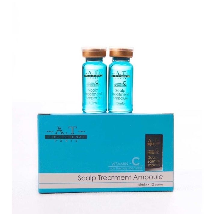 AT professional paris scalp care treatment & anti hair loss ampoule