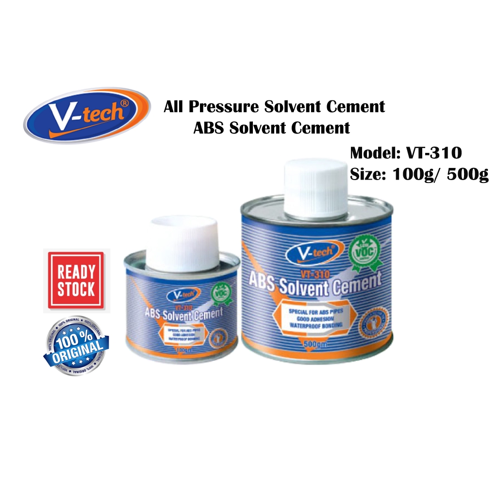 VTECH All Pressure Solvent Cement ABS Solvent Cement VT310 (100g