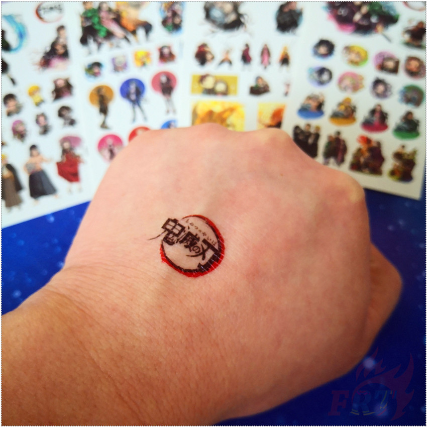 ✿ Demon Slayer - Anime Mini Temporary Tattoo Stickers ✿ 1Sheet Kamado Tanjirou Nezuko Agatsuma Zenitsu Tomioka Giyuu Waterproof Tattoos For Sexy Arm Clavicle Body Art Hand Foot | Shopee Malaysia 850_x_850_jpg