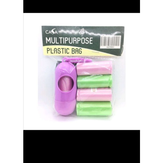 Portable Diaper Disposable Bag Plastic Bag Dispenser Refill Roll Pet