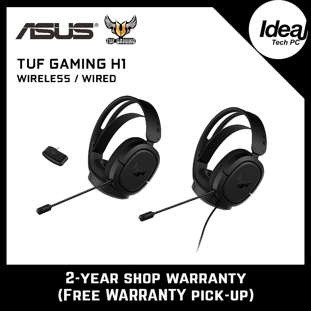 Asus TUF Gaming H1 (Wireless / Wired) Gaming Headset Shopee Malaysia