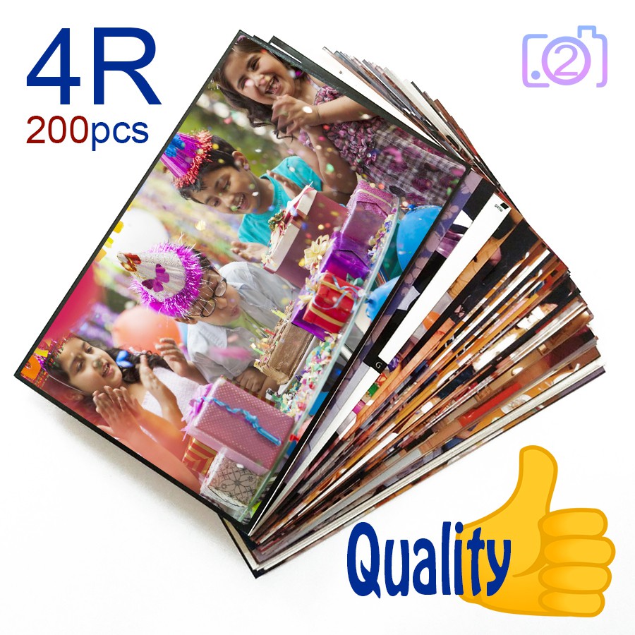4R GambarPhoto Print (Quality paper)200pcs Shopee Malaysia