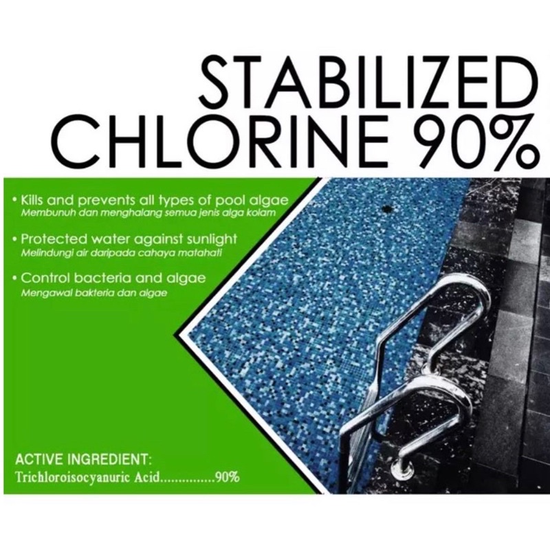chlorine 90 for Algae killing fast and effective Shopee Malaysia