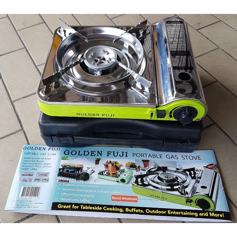 Golden Fuji Portable Gas Stove for Hotel Home stay Airbnb Outdoor