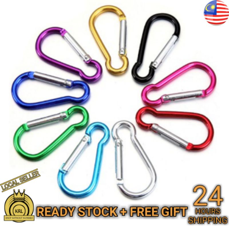 (9.9 SALE) KRL Keychain Carabiner Clip Lightweight Color Key Chain