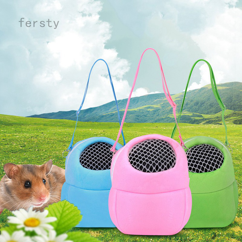 Small Pet Carrier Rabbit Cage Hamster Chinchilla BreathableIn Cages