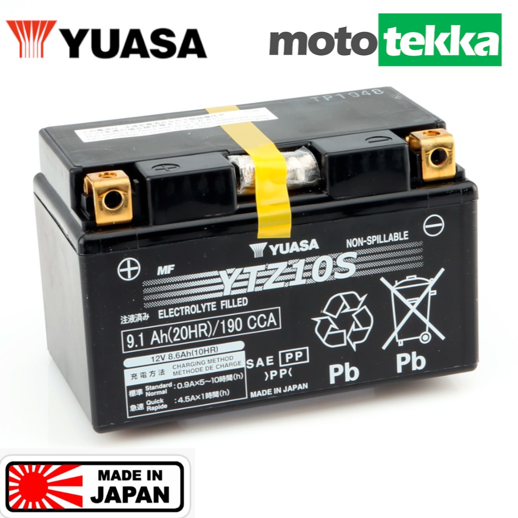 Yuasa YTZ10S (Made in Japan) AGM High Performance Maintenance Free