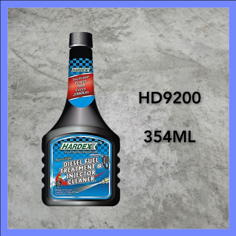 HARDEX HD9200 DIESEL FUEL TREATMENT & INJECTOR CLEANER 354ML Shopee