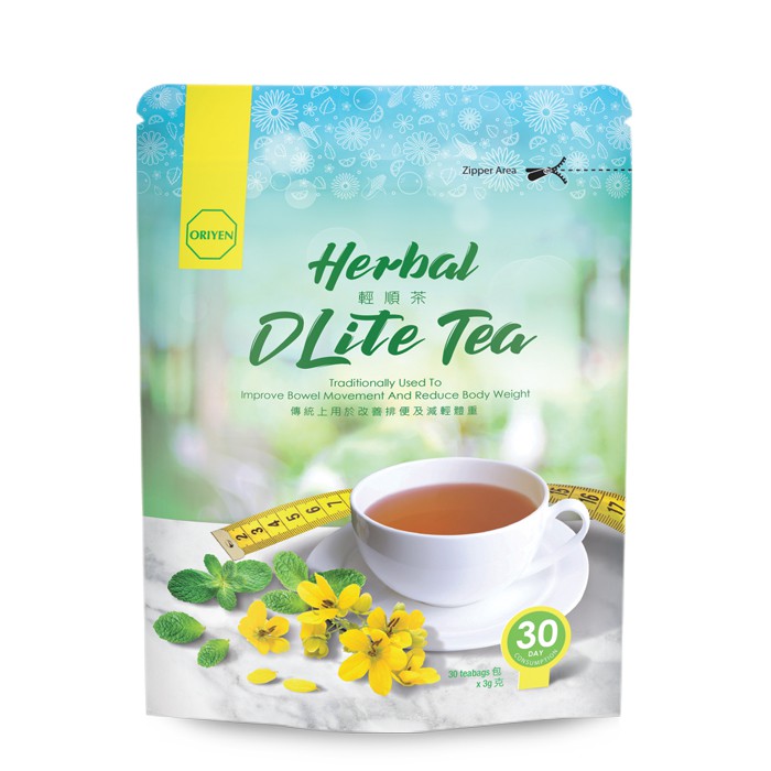 Oriyen Herbal DLite Tea improve bowel movement and reduce body weight