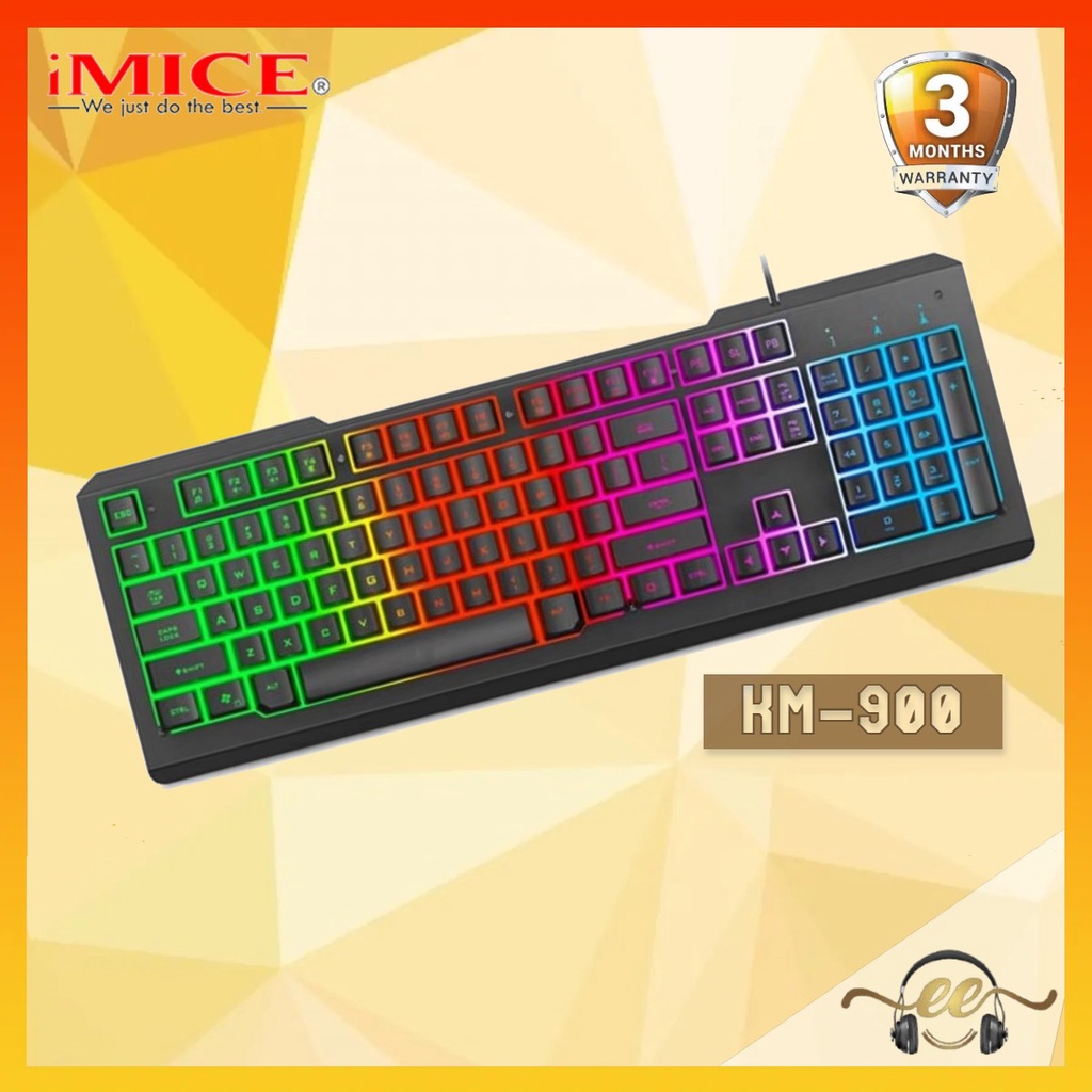 iMICE KM900 Wired Gaming Keyboard 104 Keys Keyboard RGB Backlit